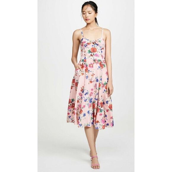 NWT ANTHROPOLOGIE YUMI KIM PRETTY WOMAN MIDI DRESS - Picture 4 of 5